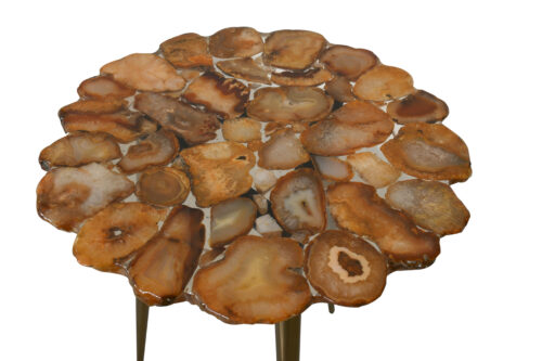 Agate Stone Side Table - Image 3